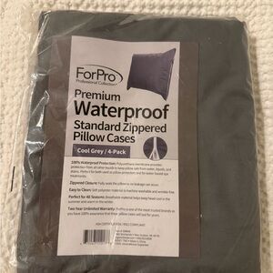 Premium Waterproof Pillow Cases - Cool Grey